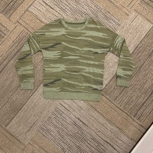 Camo Fleece Lined Sweatshirt